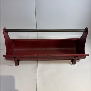 Home Decor Red Antique Style Handheld Container As Pictured